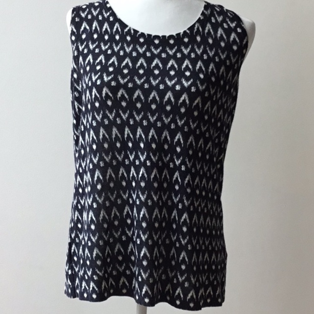 Escada sport silk blend jersey tank